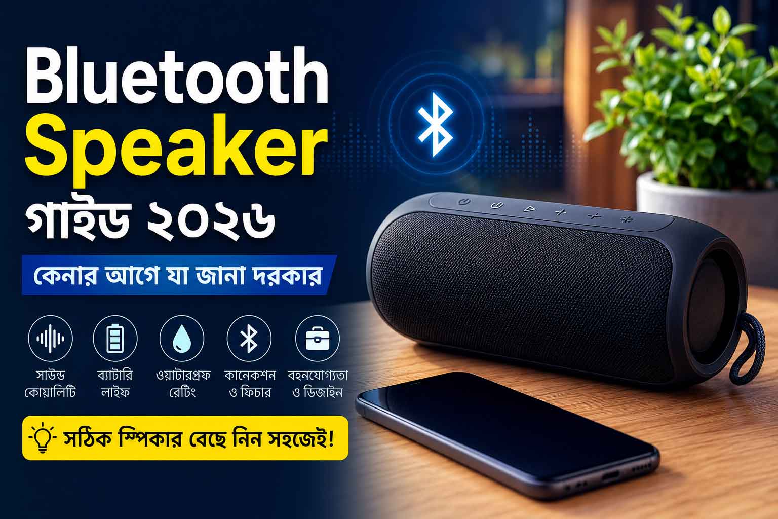 Bluetooth Speaker গাইড বাংলাদেশ ২০২৬