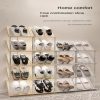 5 Layer Vertical Shoe Rack Space Saving Cabinet With Strong Load Bearing Stainless Steel Stand (3)